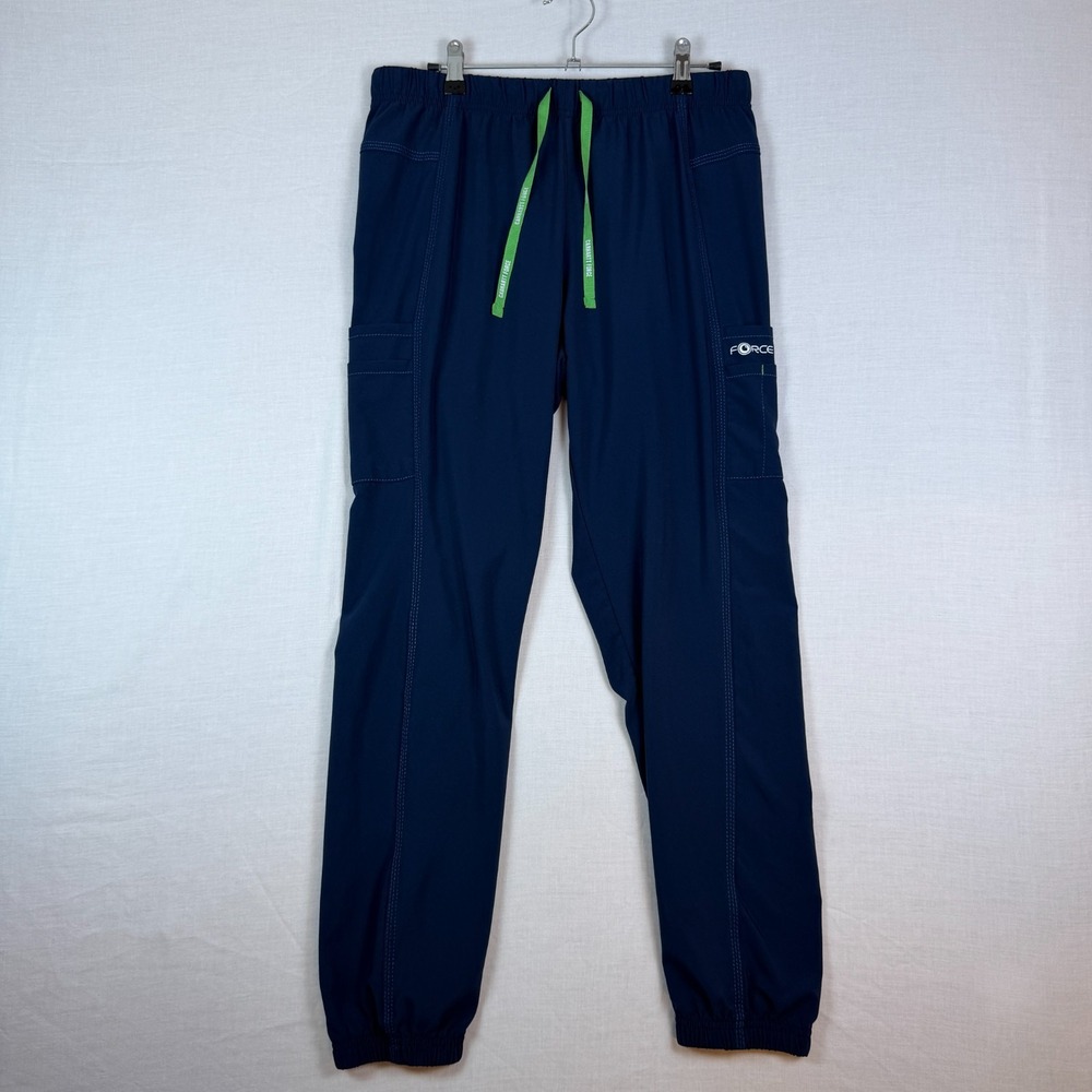 Carhartt Force Scrub Bottom Navy Blue Womens Medium Draw String